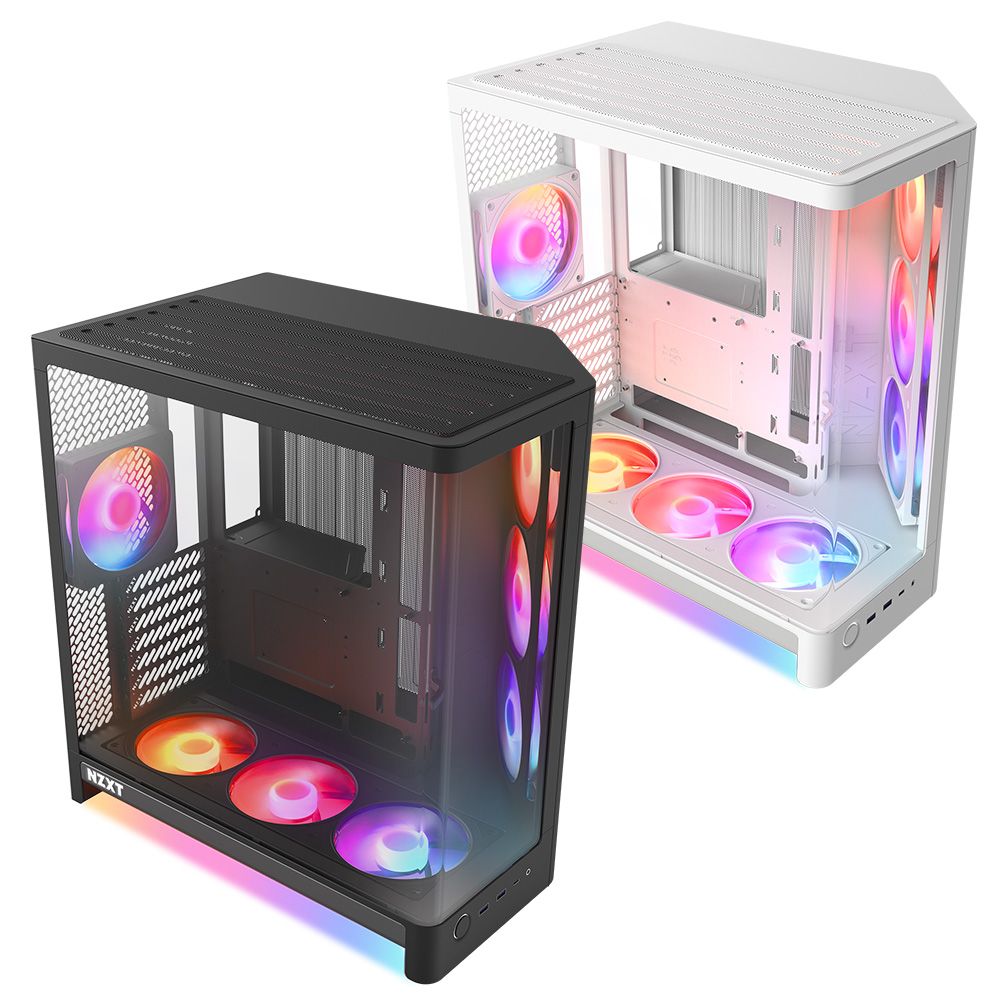 デザイン性と優れたエアフローを融合したピラーレスPCケースPCケース